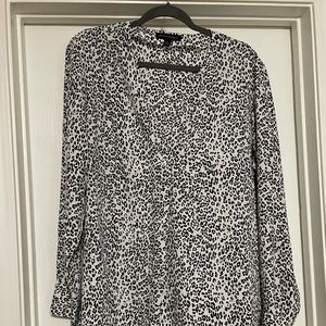 Banana Republic Leopard print blouse